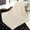 Jednokolorowy koc Biederlack Uno Cotton 220x240 cm - ecru